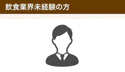 飲⾷業界未経験の⽅